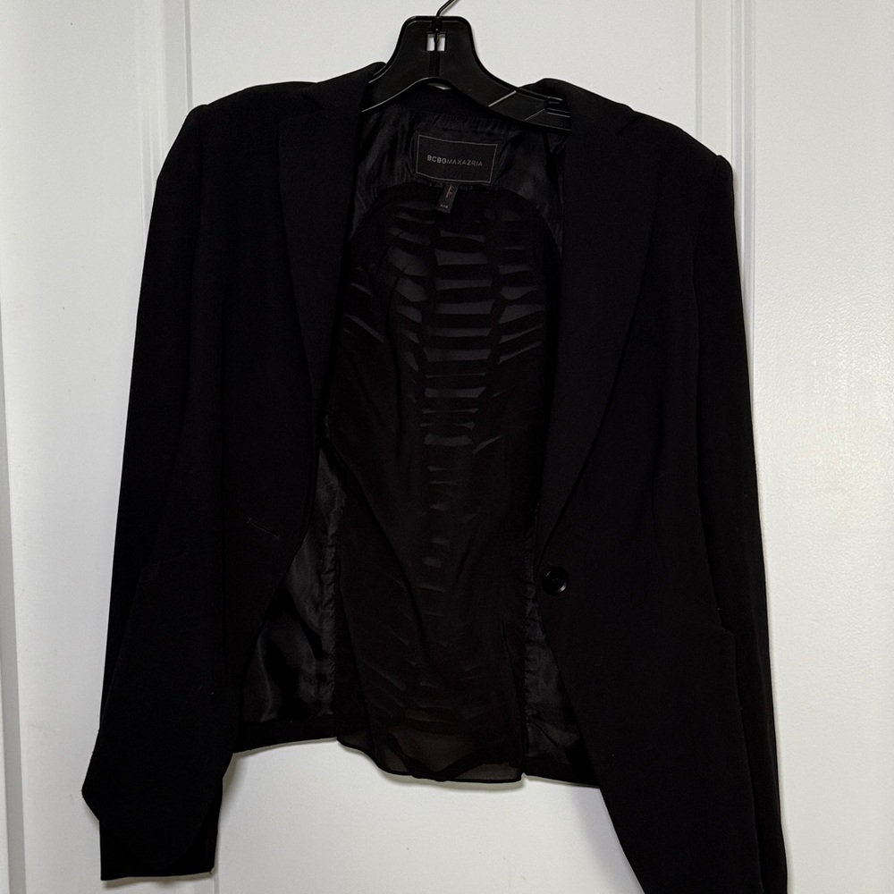 BCBGMAXAZRIA Couture Black Blazer